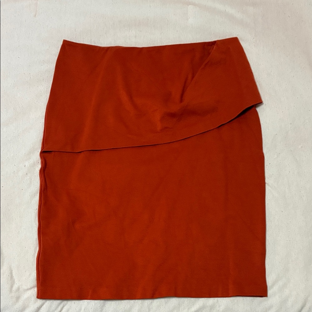 CAbi Women's Orange Pencil Skirt